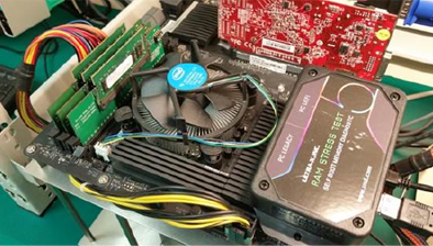 RAMストレステストによるモジュール選別